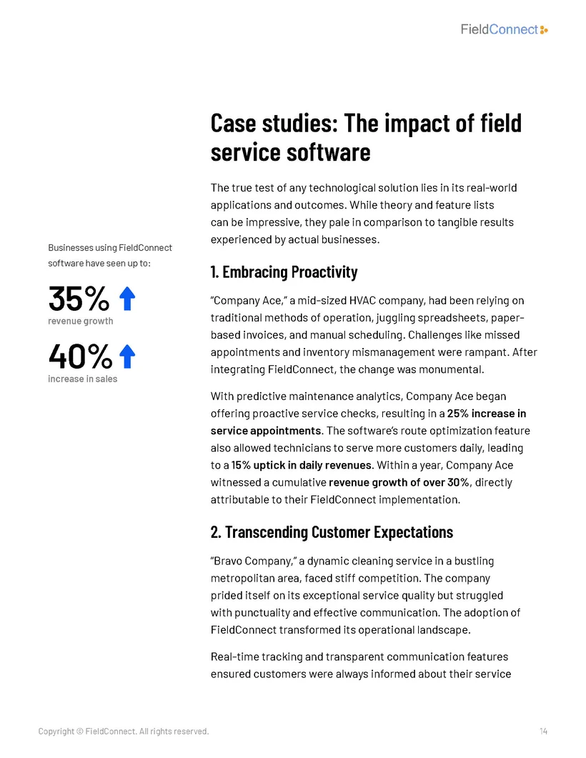 FieldConnect ebook page, 6 of 9