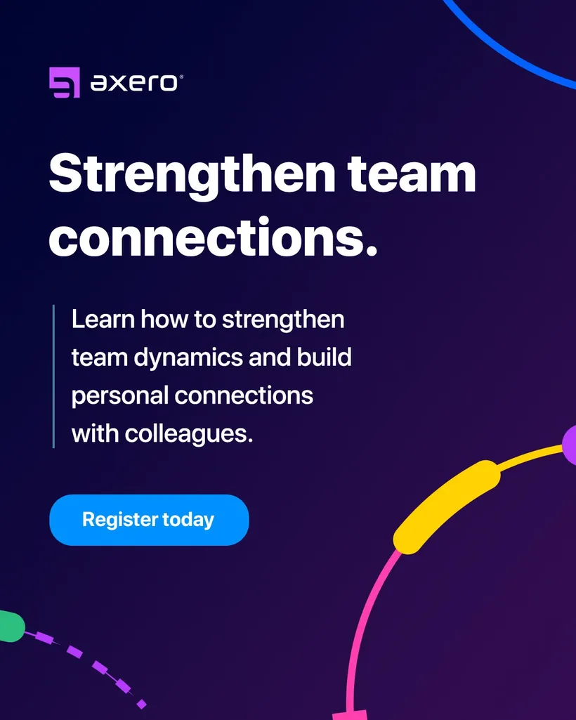 Axero social post or ad, 5 of 12