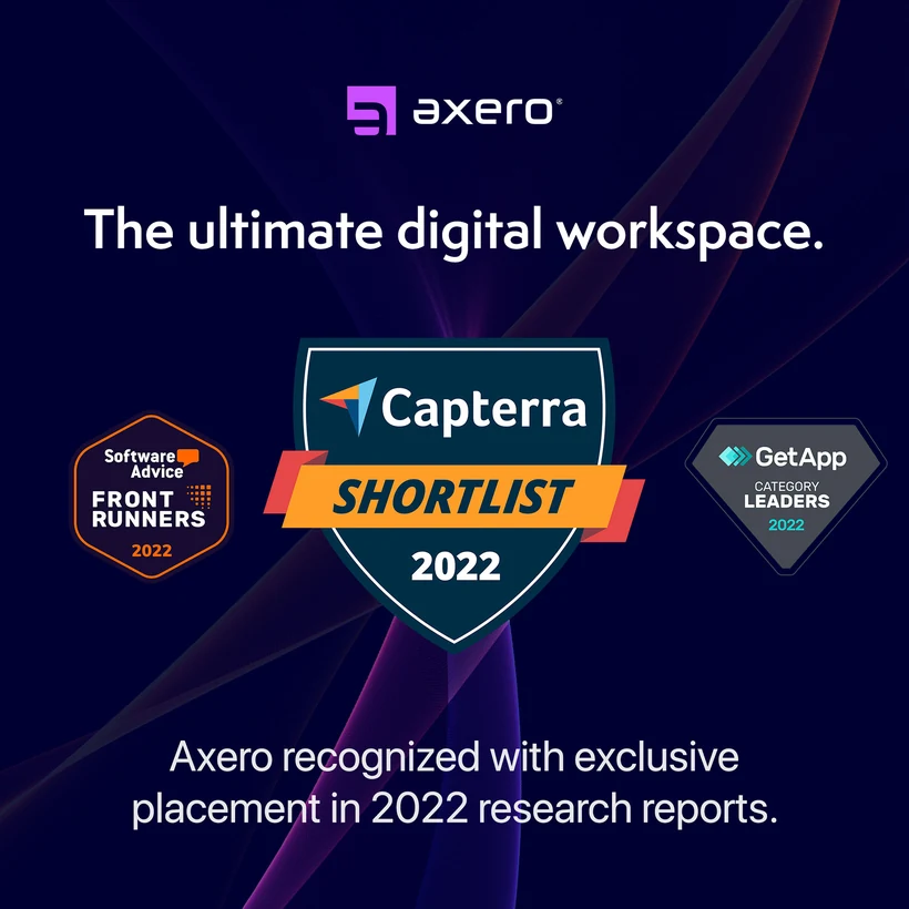 Axero social post or ad, 9 of 12