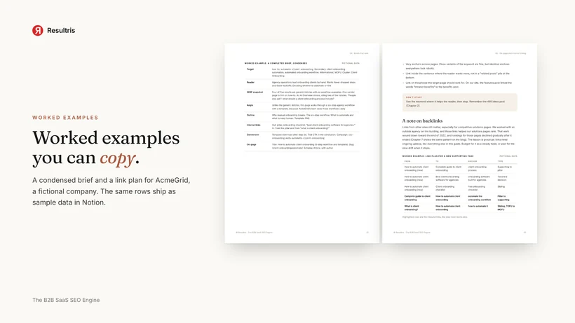 The B2B SaaS SEO Engine preview, 3 of 4