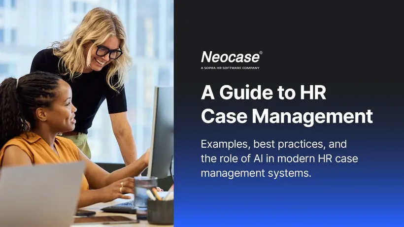 Neocase blog cover: HR case management