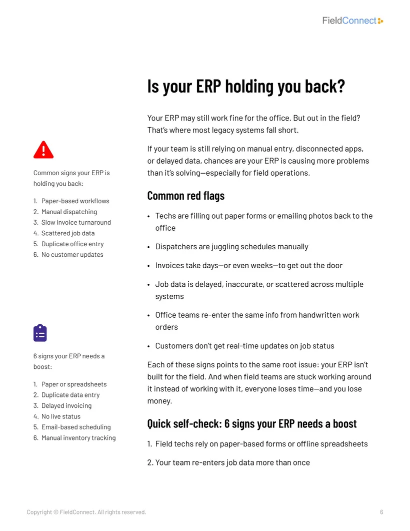ERP Modernization Blueprint, page, 6 of 9